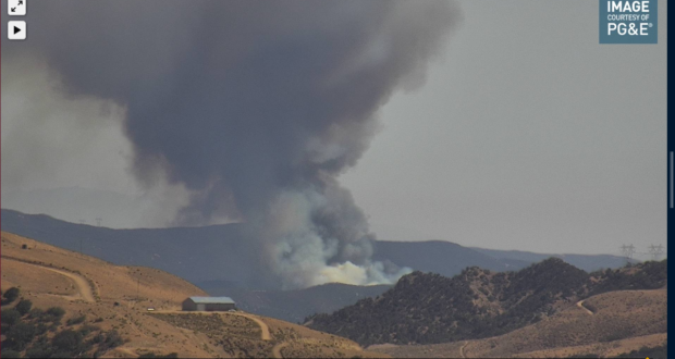 Emigrant Fire 091721 smoke, brush fire, air quality