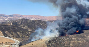 emigrant fire aerial shot 092121