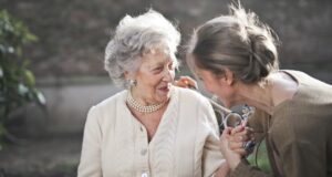 2 elderly women