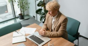 Person on Laptop