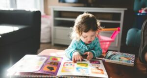 Baby reading