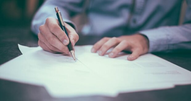 Man Writing
