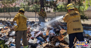 trash fire saugus