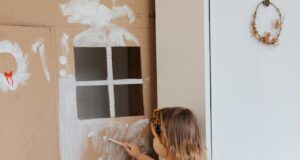 Little Girl painting