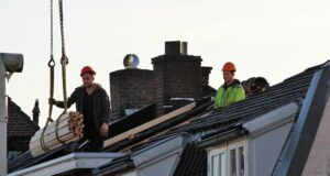 Men on roof