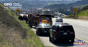 5 freeway rollover crash 013123