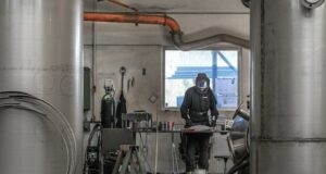 Man in protective gear