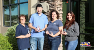 (L-R): Event Coordinator Casey Gordon, Communications Manager Kevin Strauss, Senior Public Affairs Specialist Lindsey Gibson, Senior Public Affairs Specialist Laura Gallegos. (SCV Water)