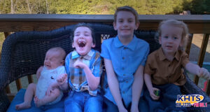 Brooks in a family photo