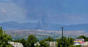 Smoke seen from College Of The Canyons