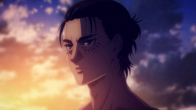 Eren Yaeger frowning