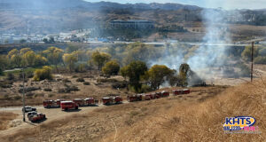 Firefighters put out the Iron Horse Trailhead Fire