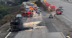 5 freeway fire tesla 801725
