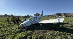 Plane Crash behind magic mountain