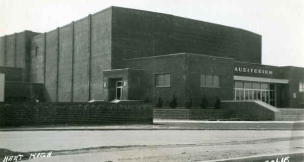 hart high auditorium 1952 scv history091225