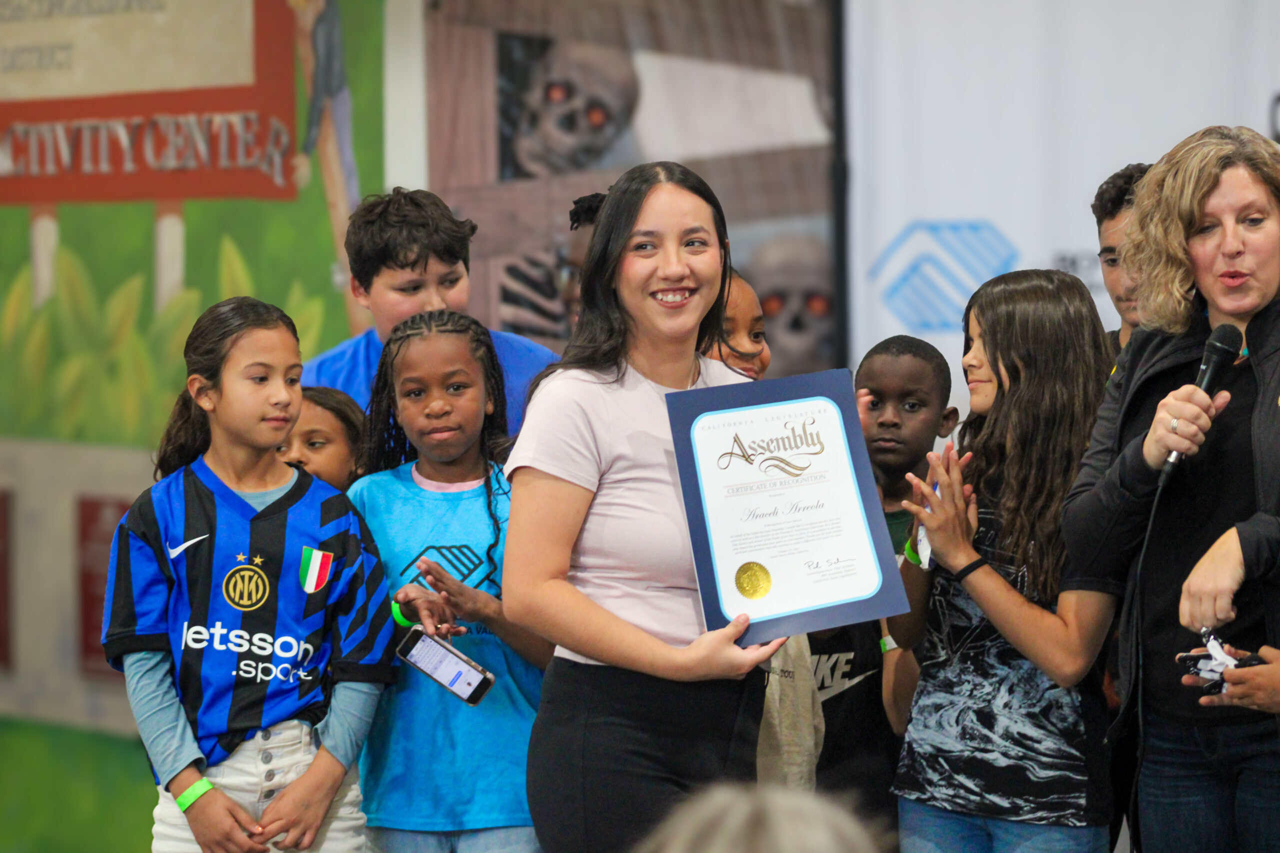 10/31/25 Assemblywoman Schiavo + Boys and Girls Club (Site director)