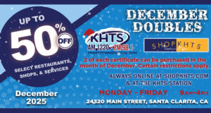 December Doubles - KHTS Restaurant Row