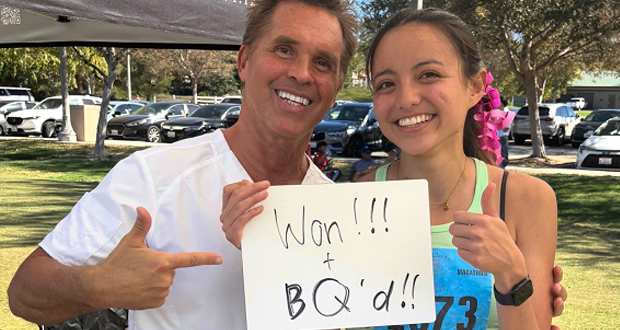 Santa Clarita Marathon Winner qualified for Boston Marathon with a little help from Dr. Thomas Polucki’s Instalign Massage™ the day before.