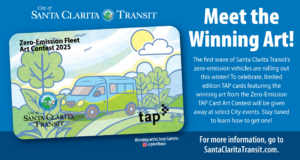santa clarita transit tap card art 112025