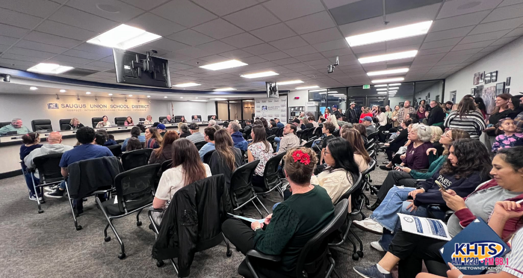 SUSD meeting packed