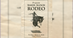 baker ranch program rodeo scv history 1926 041126