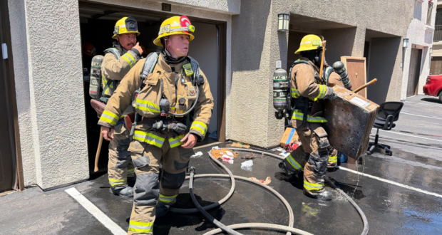 Stevenson Ranch Apartment Catches Fire