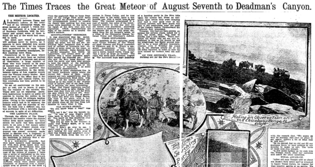texas canyon meteor scv history 080726