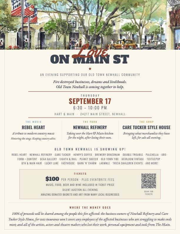 *Love On Main Street - An Evening Supporting Our Old Town Newhall Community