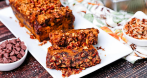 Pecan Crusted Pumpkin Loaf just a pinch recipe 101326