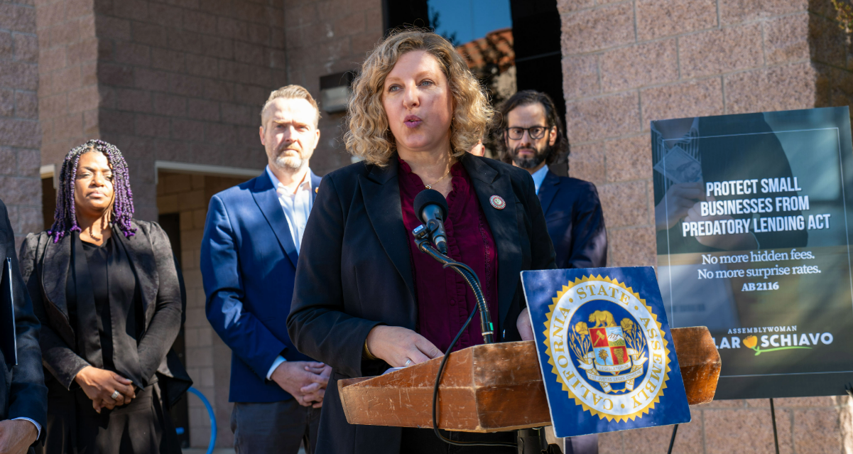hometownstation.com - Steven Barrera - Assemblywoman Schiavo Highlights New Law Protecting Small Businesses From Predatory Financing