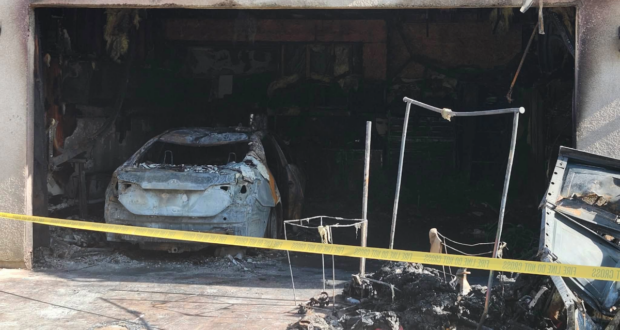 Electric Vehicle Fire In Saugus Garage Kills Two Pets